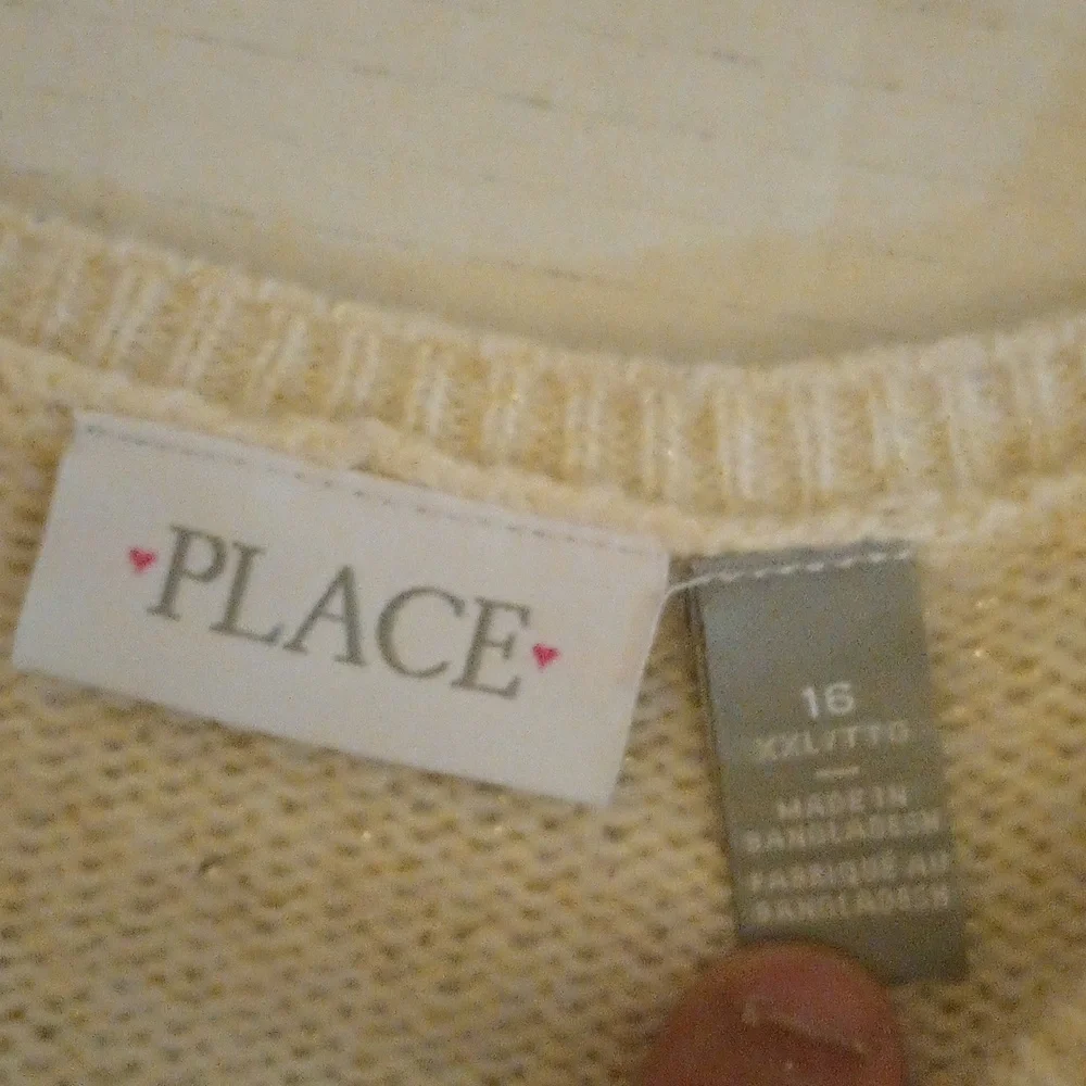 The Children's Place Girls' Big Sweater Dress. Size XXL